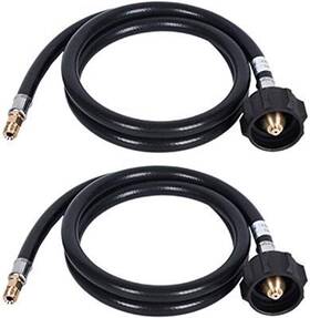 Qcc1 Ggc 744110483963 4 Feet Rv Propane Pigtail Hose Connector With Acme And A 1/4ftft Inverted