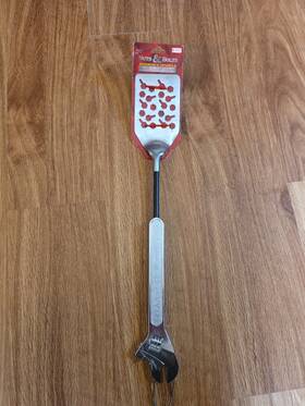 Gibson 647150218680 Gei Nuts And Bolts Bbq Spatula - Wrench Novelty Grilling Tool Unique Gift New
