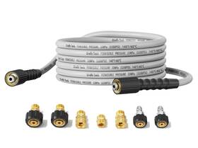 Phw-25ft-n-a Giraffe Tools Pressure Washer Hose 25ft X 1/4 Inch 3200 Psi Gray