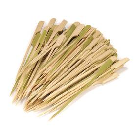 Es-meatclaws-30h-304 Gmark 7 Inch Bamboo Paddle Skewers 100 Ct Natural Picks Bbq G