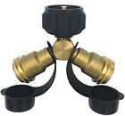 Gms220 Gauge Master Premium Propane Splitter Way Tee Adapter Solid Brass