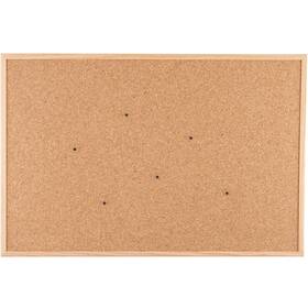 G4c-office-bb-90x60 Go4cork Office Framed Cork Bulletin Board - 35.4 Inch X 23.6 Premium Double-s