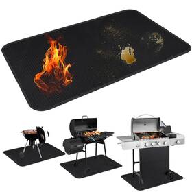 Ogm-001-1 Goduck 60 X 40 Inch Under Grill Mats For Outdoor Double-sided Fireproof