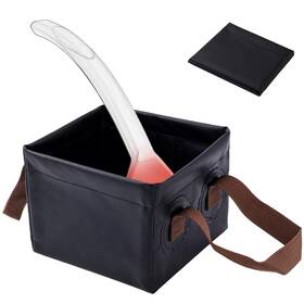 1042300 Gosknor Grill Brush Soak Basin Collapsible Water Bucket Square Barbecue