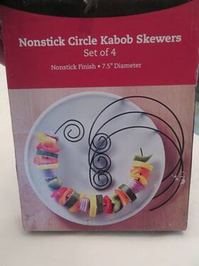 Great American 884299010946 Circle Kabobs Skewers Set Of 8 Non- Inch By New In Box