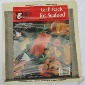 Griffo Grill 022038123452 1990 Vintage 10.5 X 10.75 Inch -premium Seafood Grill- Stainless Steel Usa