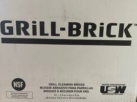 Rgb49 Grill-brick Bbq Kitchen Griddle Cleaning Scraper 8 Inch X 4 48 Bricks
