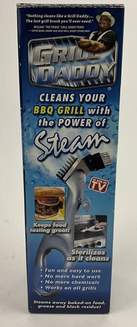 Grill Daddy 899315001433 Corner Cleaner Bbq Brush Cleans With The Power Of Steam