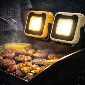 85014-1 Grill Force 85014-1&2 Lights For Outdoor 2-pack Rechargeable Magnetic Bbq Khaki
