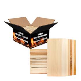 Grill Gourmet 045929990834 30 Pack Cedar Grilling Planks Bulk Seconds