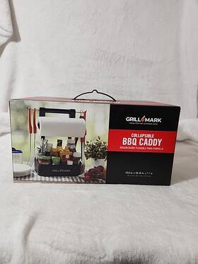 Grill Mark 843518071793 Collaspsible Caddy 19x18x7..new