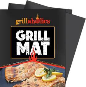 Grillaholics 313110557532 Heavy Duty Grill Mats - Set Of 2 Bbq Built To Last Make Gril