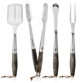 Grillaholics 851164007356 Premium Bbq Grill Tools The Ultimate Grilling Gift For Dad