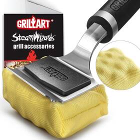 Grillart 658437440076 Grill Brush For Outdoor Bristle Free - Reinforced Cleaner
