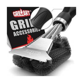 Br-8115 Grillart Grill Brush And Scraper Extra Strong Bbq Cleaner Accessories Safe