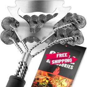 Grxn001 Grillart Grill 100% Stainless Steel Bristle-free Cleaning Brush