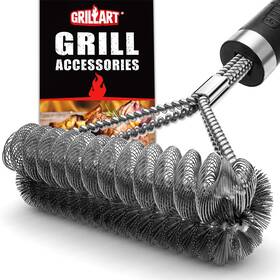 M5754 Grillart Grill Brush Wire Helix Cleaning - 18 Inch /charbroil Grates