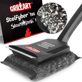Swgb016 Grillart Grill Brush Bristle Free Steamwizards Ultra Safe And Efficient Gril
