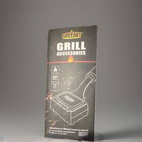 X004fxf2dy Grillart Heat Resistant Dishwasher Safe Grill Cleaning Brush Black Silver