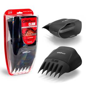 Gripmitt 857689007314 Claw - Pulled Pork Meat And Vegetable Shredding 2 Pack Set Black