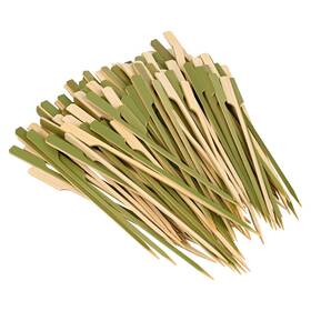 Gugen 768564046901 6 Inch200 Pack Bamboo Wooden Paddle Picks Skewers For Cocktail Appetizers Fr