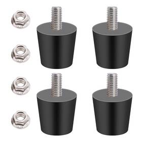 Gp0195 Guipqs 916107551144 4 Pack Adjustable Rubber Feet Pads For Blackstone 17 Inch 22 Tabletop Griddle