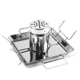Crr-05 Guowall Chicken Roaster Rack Stainless Steel Beer Can Holder Vertical