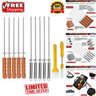 H-t2-a02 Romanticist Piece Bbq Skewers Stainless Steel Barbecue Shish Kabob Kebab