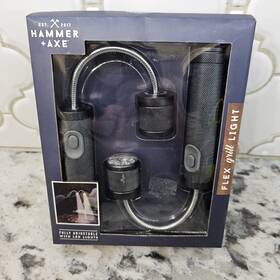 1014433 Hammer Axe Clip-on Flex Grill Bbq Light - Fully Adjustable With 6 Led Lights