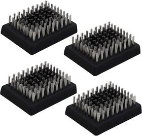 Hasteel 313090962913 4pcs Grill Brush Replacement Heads Wire Bristle Free Cleaning Repla