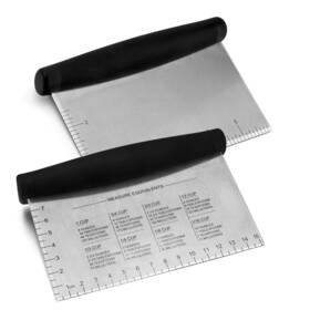 Hasteel 652670652883 Metal Griddle Scraper Chopper Stainless Steel Dough Bench Pas