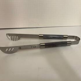 Hk-289stnstl Hells Kitchen Hell S Hk Bbq Grill Tongs Calipers - Stainless Steel Heavy Duty