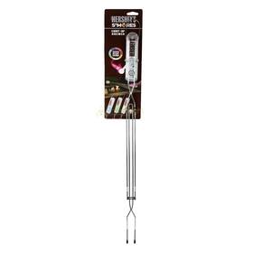 01233hsy Hersheys Light Up Telescopic Smores Skewer Seven Colors 2-prong With Hanging Loop