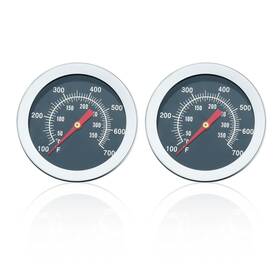 Hicello 313101293210 2pcs 2ftft Bbq Grill Thermometer Temperature Gauge 100 To 700 F Replacement For Ch