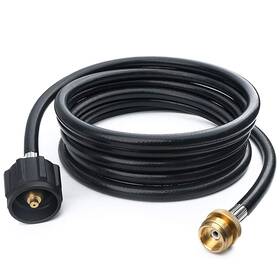 Ga09 Hiland 850132008272 Propane Tank Adapter Hose 10 Ft With Adapters Black Size Fits All