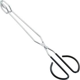 Hinmay 313035892831 Extra Long Scissor Tongs 16-inch Stainless Steel Barbecue Grilling