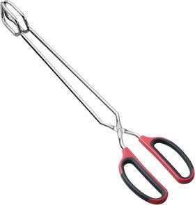 Hinmay 445002091039 Extra Long Scissor Tongs 16-inch Stainless Steel Barbecue Grilling
