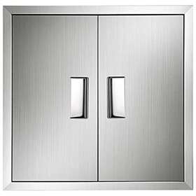 Hiostao 768477536018 Double Door Outdoor Kitchen Doors 24h X 31w Inch Bbq Access Stai