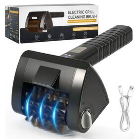 Hodeezaiiw 716709460433 Electric Grill Brush Cordless Rechargeable Bbq Cleaner 2speed Control 304