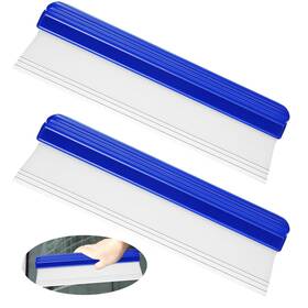 Am555071 Hofurme 2 Pcs Car Window Squeegee 12 Inch Flexible Cars Water Scraper Tool Silicone