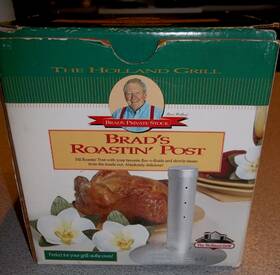 Holland Grill 745312030290 Brads Roasting Post For Grilling Poultry Chicken Beer Butt
