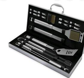 G1-0005 Home-complete Bbq Grill Tool Set-16 Piece Stainless Steel Barbecue Grilling Set