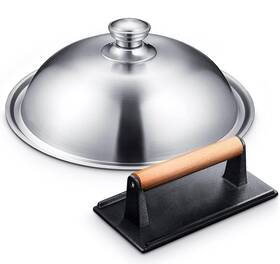 Homenote 313091667657 Griddle Accessories For Blackstone Commercial Grade 12 Inch Heavy Duty Round