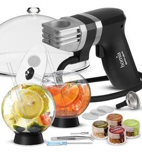 Homia 704715853127 Cocktail Smoker Kit - Whiskey Smoke Infuser Birner Pro Extended K