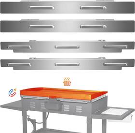 Hondony 313019586589 Wind Guards For Blackstone 36 Inch Griddle - Stainless Steel Magnetic