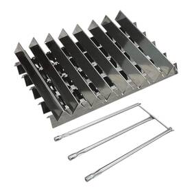 Sbg5063-sp753813 Hongso Flavorizer Bars And Burners 13pc For Weber Genesis I-iv 1000-5000 Platinum I/ii