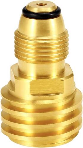 Type1 Hooshing 445057716734 Propane Tank Adapter Converts Pol Lp Service Valve To Qcc1 /