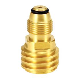 Type1 Hooshing 727161221685 Propane Tank Adapter Converts Pol Lp Service Valve To Qcc1 / Hose