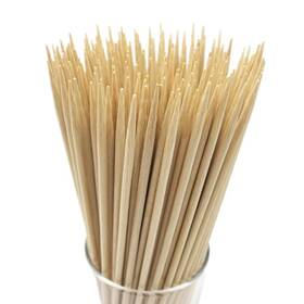 Hopelf 717203764317 12 Inch Natural Bamboo Skewers For Bbq Appetiser Fruit Cocktail Kabob Chocolate F