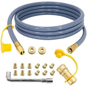 Hosile 661706937030 Propane To Natural Gas Conversion Kit With 10ft Hose For Grills And Stoves